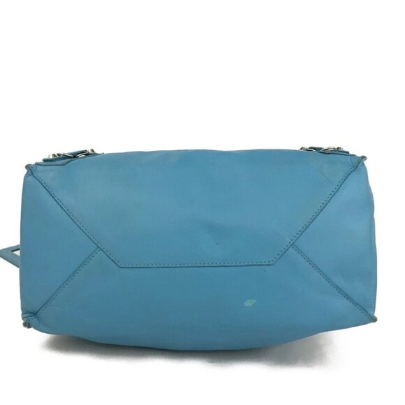 BALENCIAGA Papier Leather Tote Bag Blue/8BG0755 - Picture 7 of 12